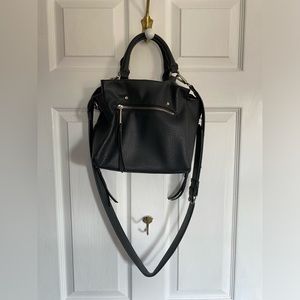 Free People Black Leather Purse